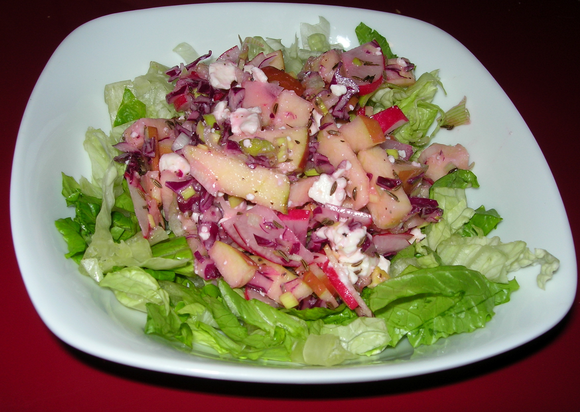 Apple & Red Cabbage Salad