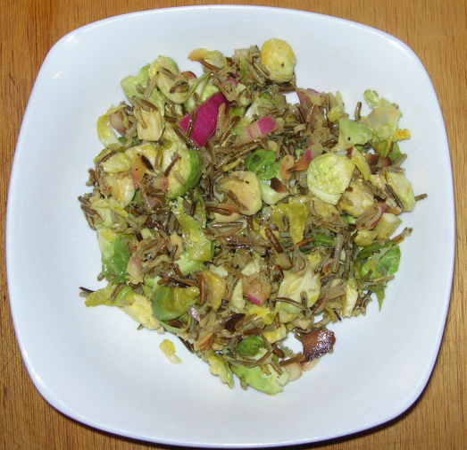 Wild Rice & Brussels Sprout Salad