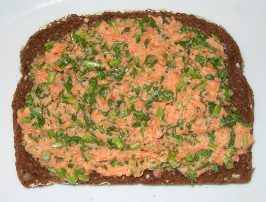 Carrot Cilantro Sandwich Spread
